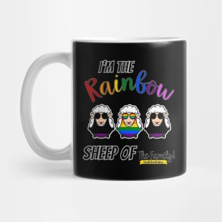 GenderBenderWear (Black) - "Rainbow Sheep Of The Family" Mug